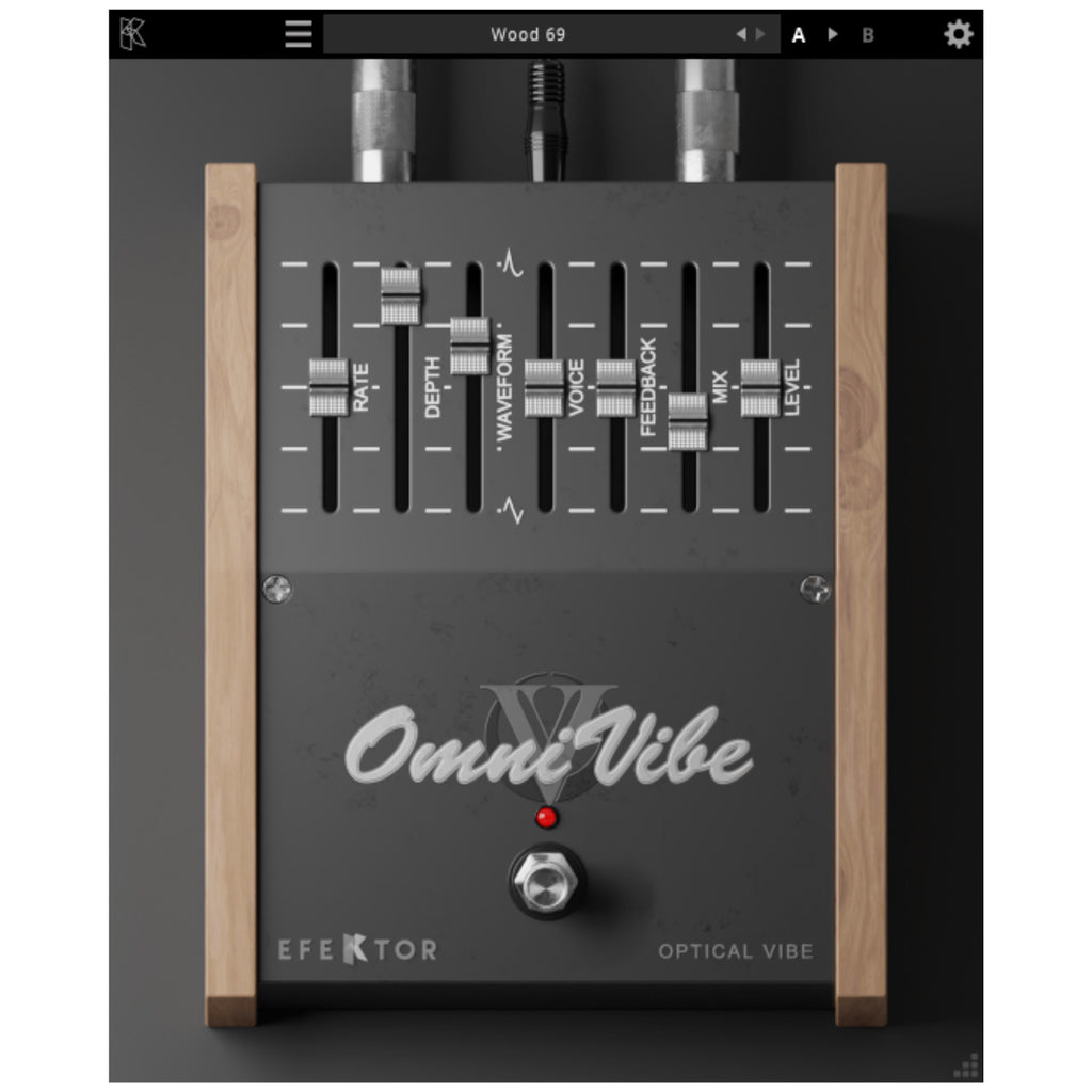 Kuassa Efektor Omnivibe Optical Vibe Machine Pedal Plug-in - Electronic Delivery