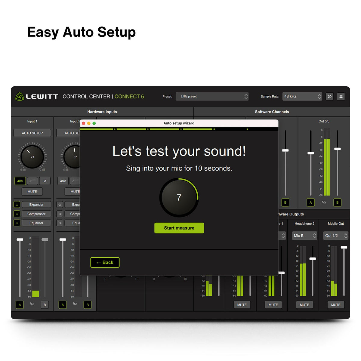 Lewitt CONNECT 6 DSP-Powered Dual USB-C Audio Interface