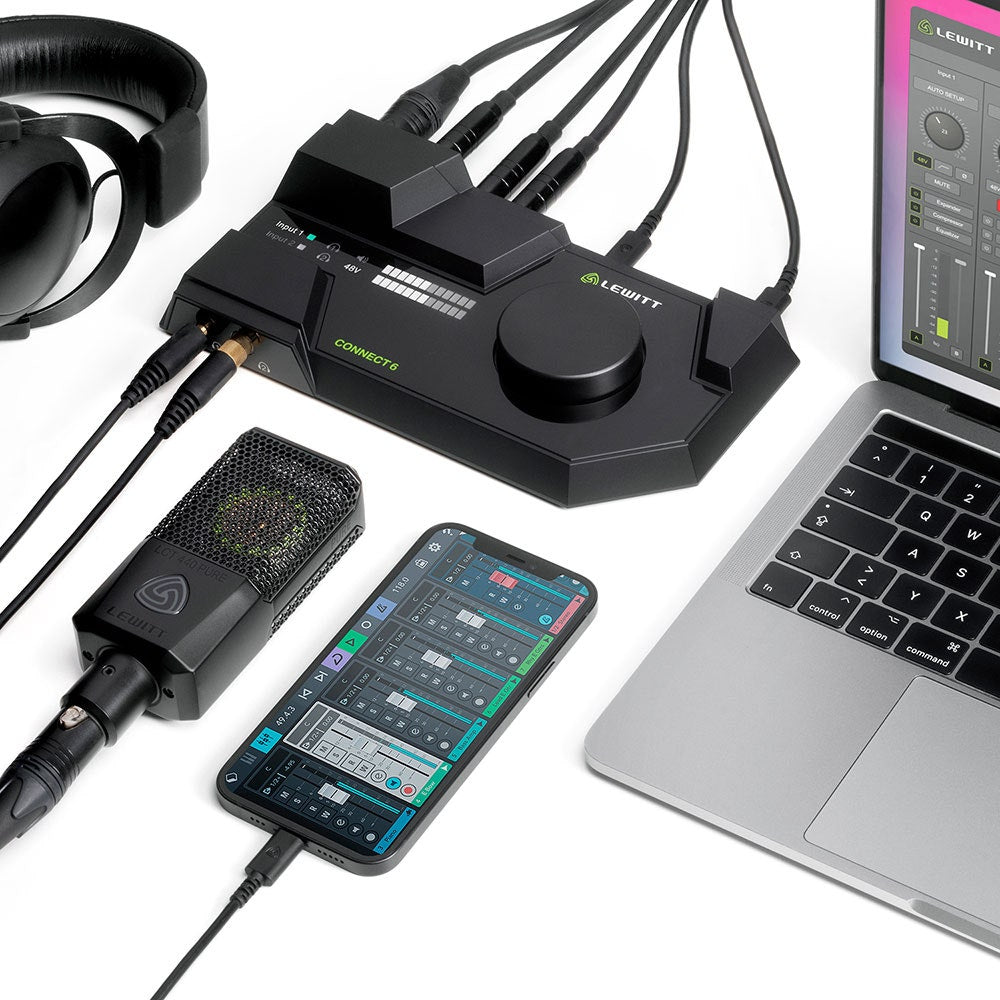 Lewitt CONNECT 6 DSP-Powered Dual USB-C Audio Interface