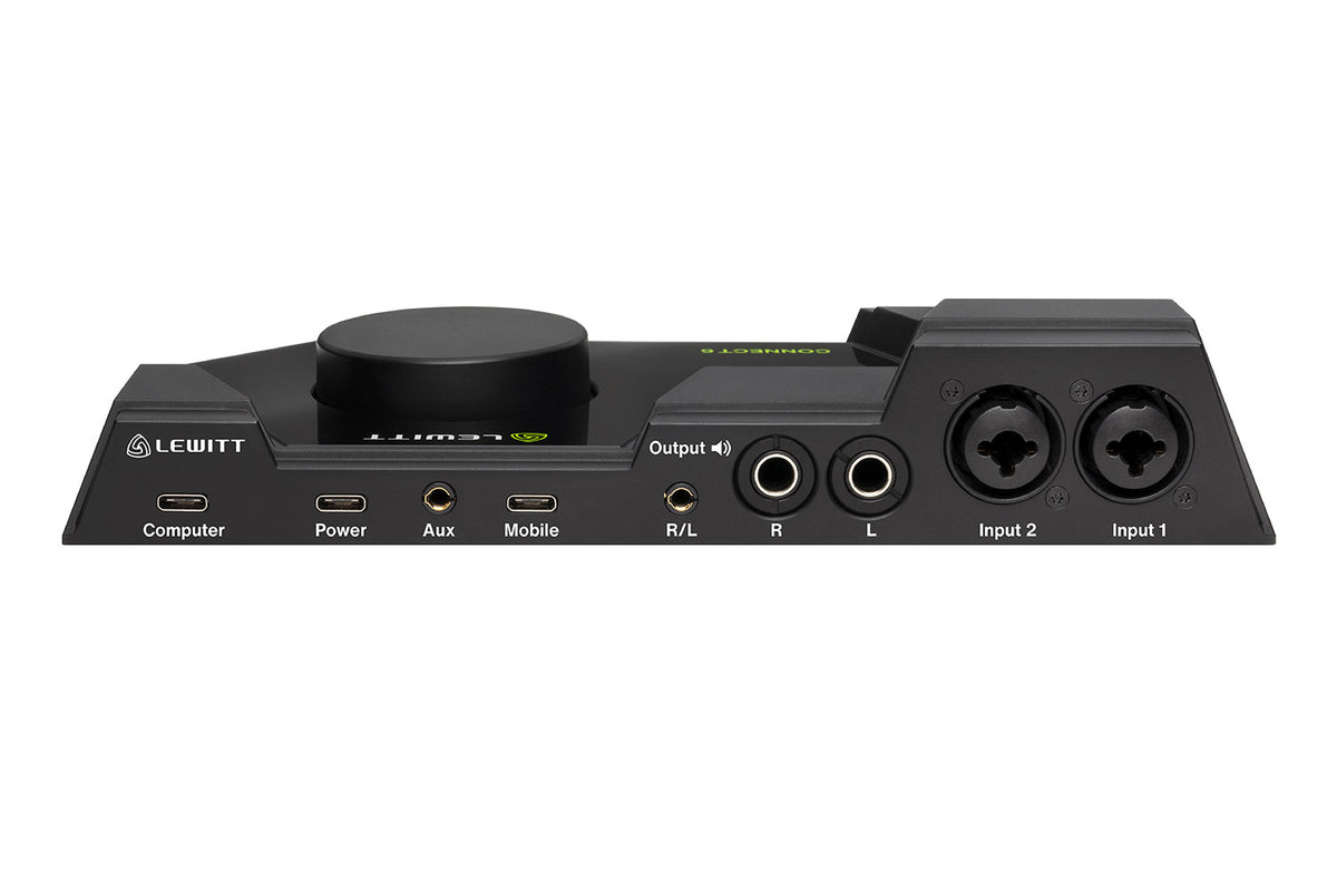 Lewitt CONNECT 6 DSP-Powered Dual USB-C Audio Interface