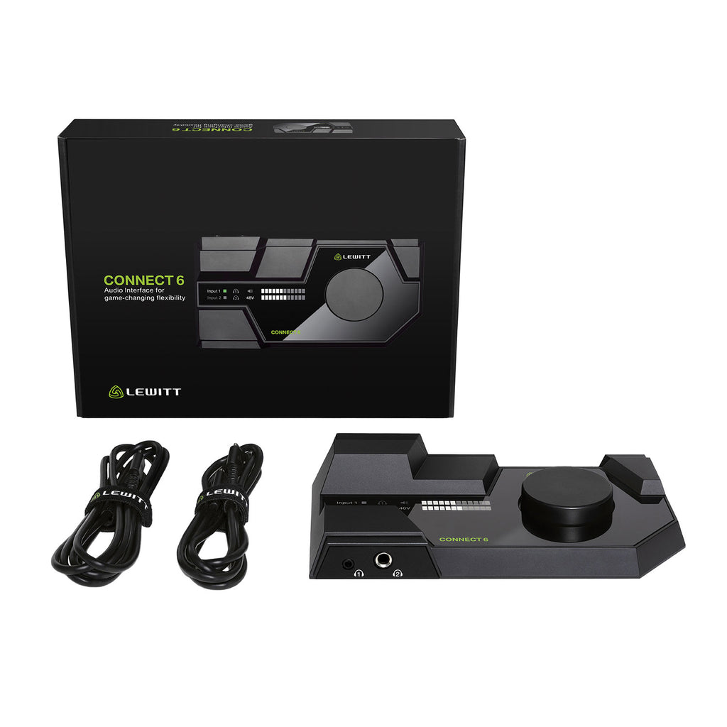 Lewitt CONNECT 6 DSP-Powered Dual USB-C Audio Interface