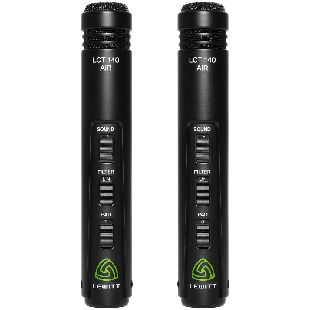 Lewitt LCT 140 AIR Cardioid Condenser Instrument Microphone - Stereo Pair
