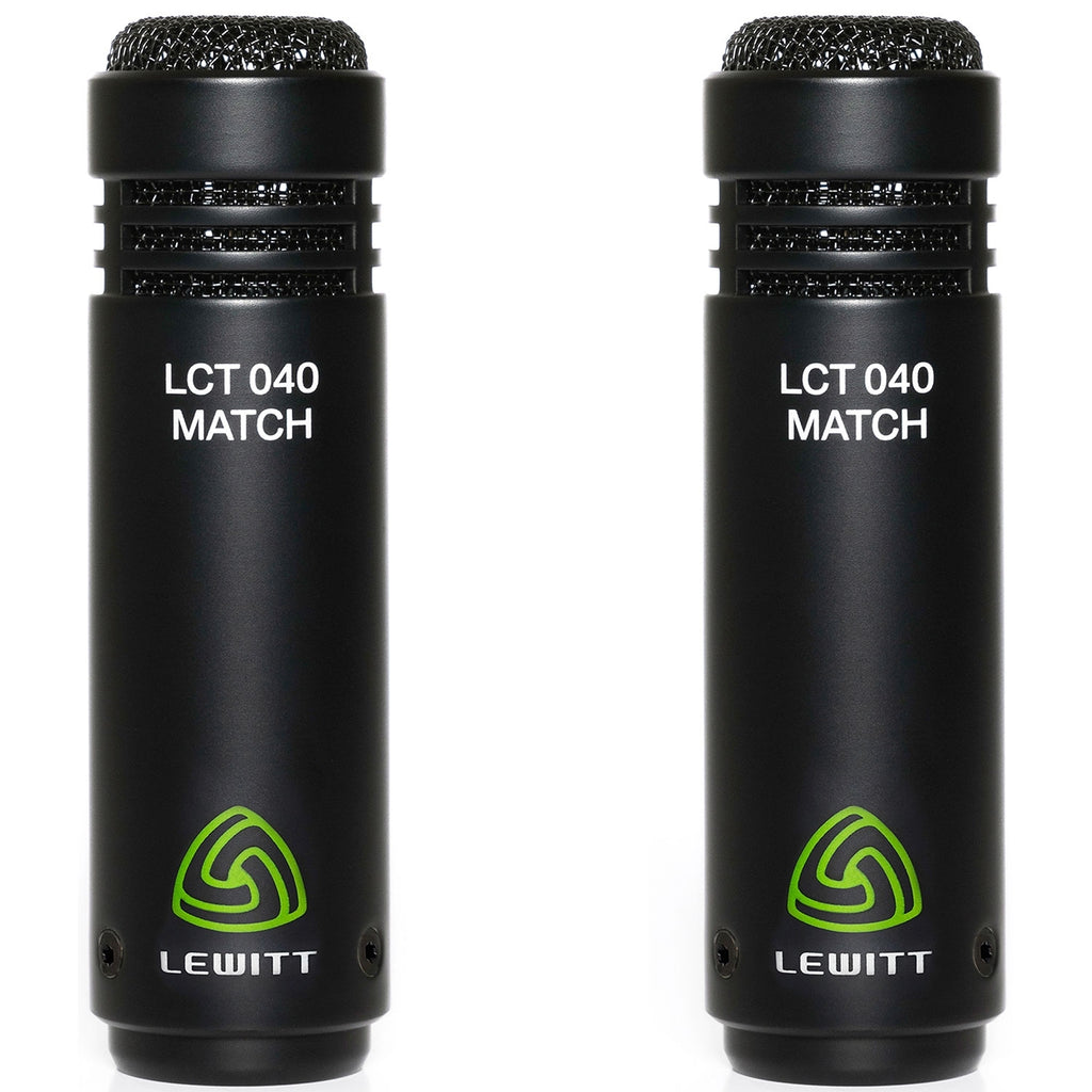 Lewitt LCT 040 MATCH Small Diaphragm Condenser Microphone - Stereo Pair