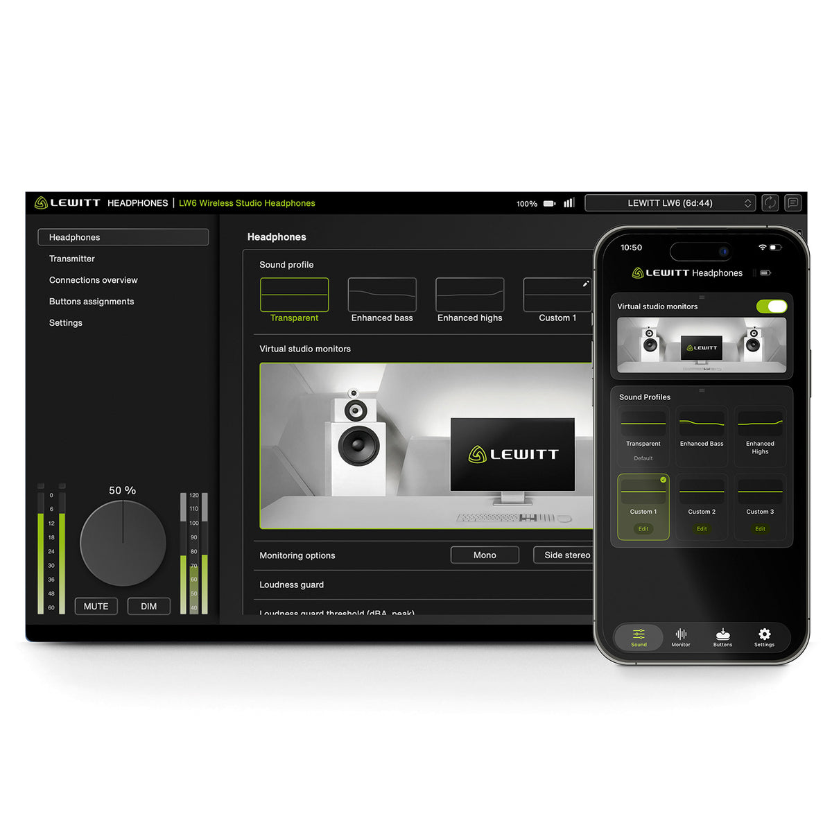 Lewitt LW6 Wireless Studio Headphones