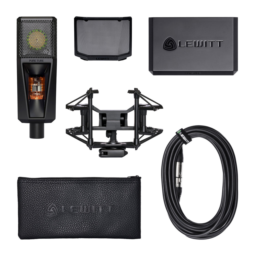 Lewitt PURE TUBE Cardioid Condenser Microphone - Studio Set