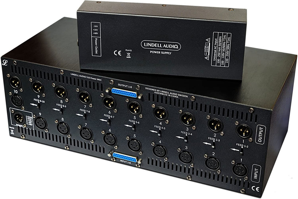 Lindell Audio 510 Power MKII 10-Slot 500 Series Rack Chassis (Demo Deal)