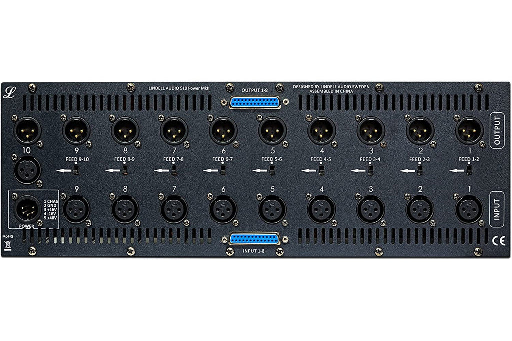 Lindell Audio 510 Power MKII 10-Slot 500 Series Rack Chassis (Demo Deal)