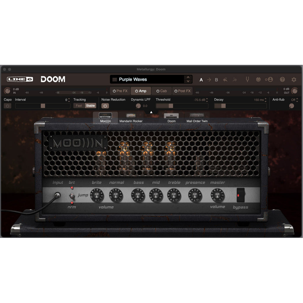 Line 6 Metallurgy: Doom Guitar Amplifier Plug-in - Electronic Delivery