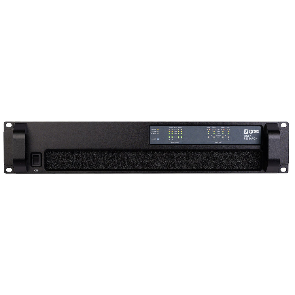 Linea Research LR-44C06 1500-Watt 4-Channel DSP Amplifier