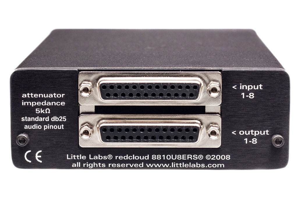Little Labs Redcloud 8810U8ERS 8-Channel Balanced Attenuator