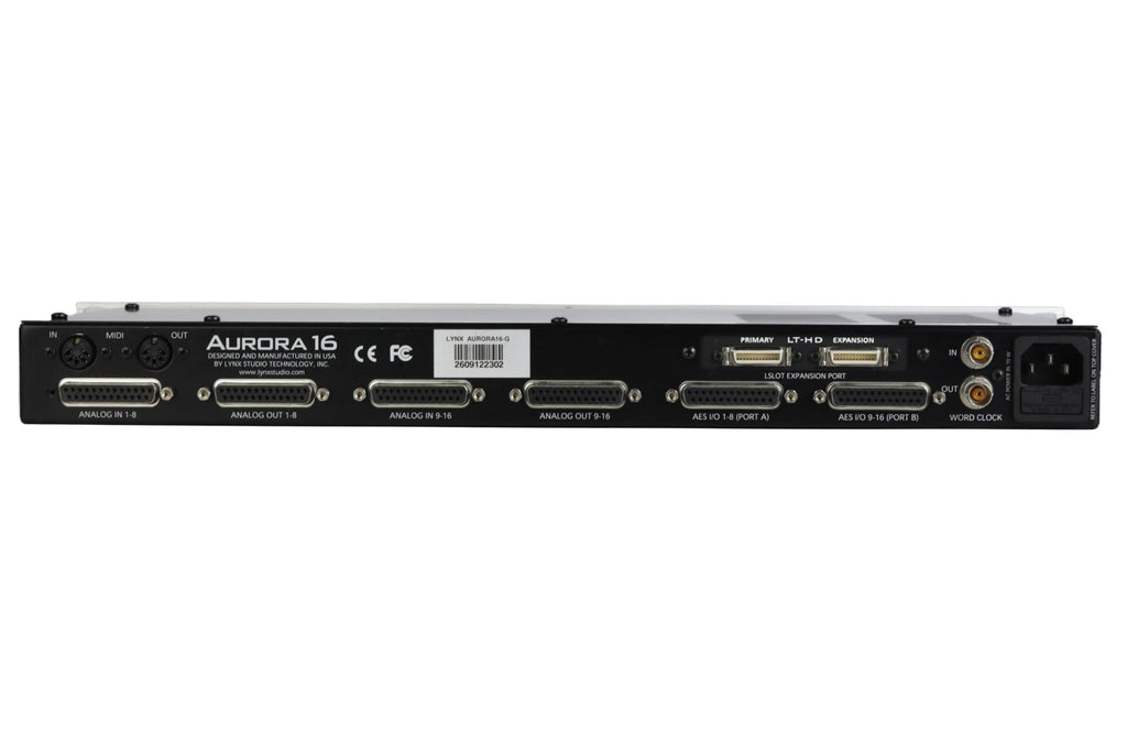Lynx Studio Technology Aurora 16 AD/DA Converter with LT-HD Card #2609122302 (Used)