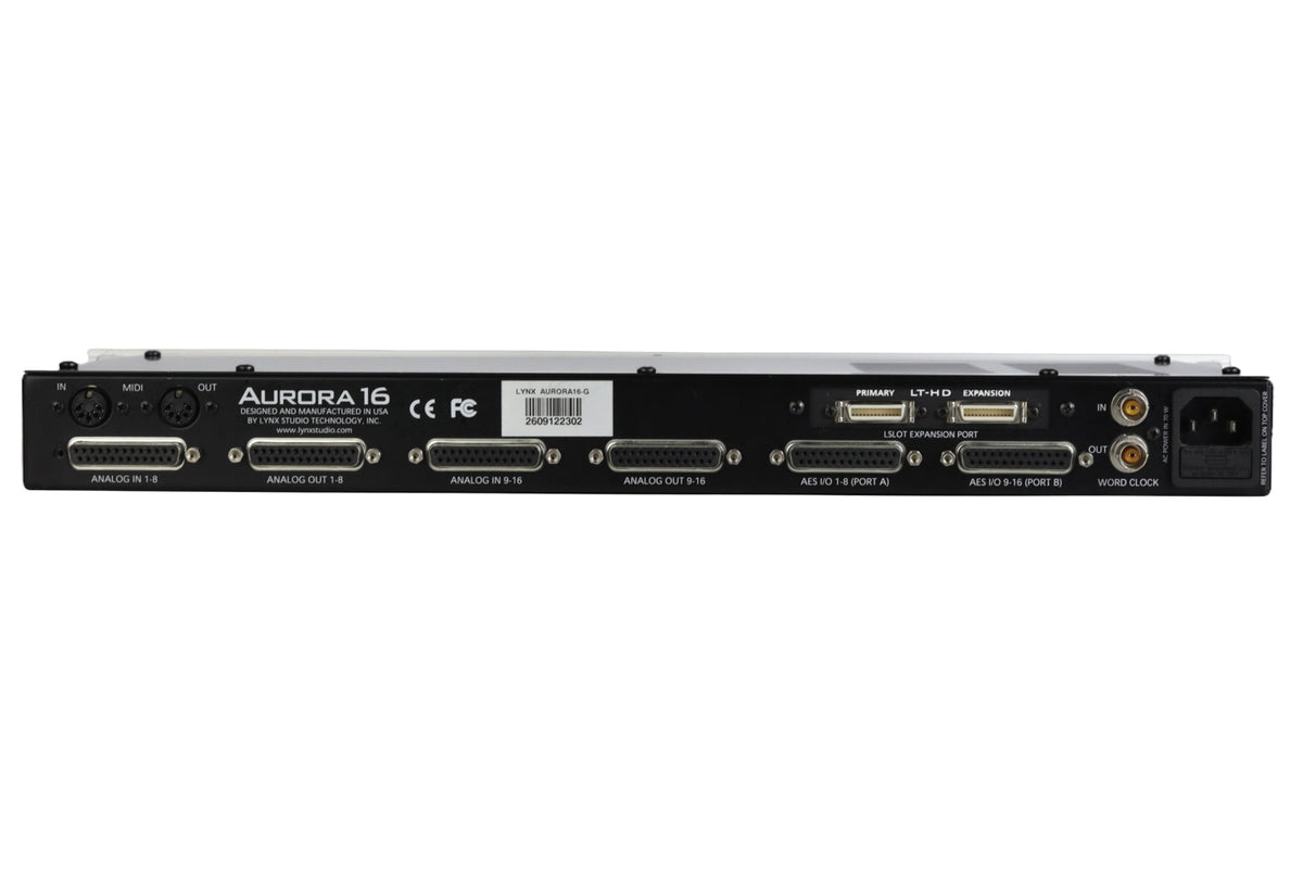 Lynx Studio Technology Aurora 16 AD/DA Converter with LT-HD Card #2609122302 (Used)