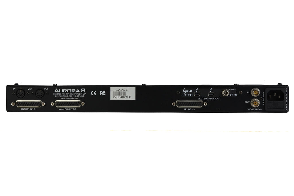 Lynx Studio Technology Aurora 8 AD/DA Converter with LT-TB Card #2706402108 (Used)