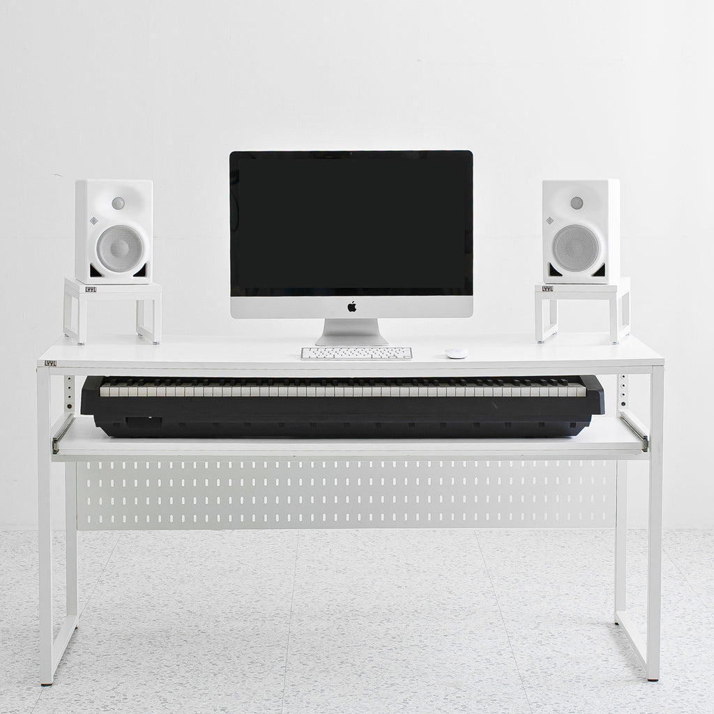 LYYL Workstation 88 Studio Desk - White