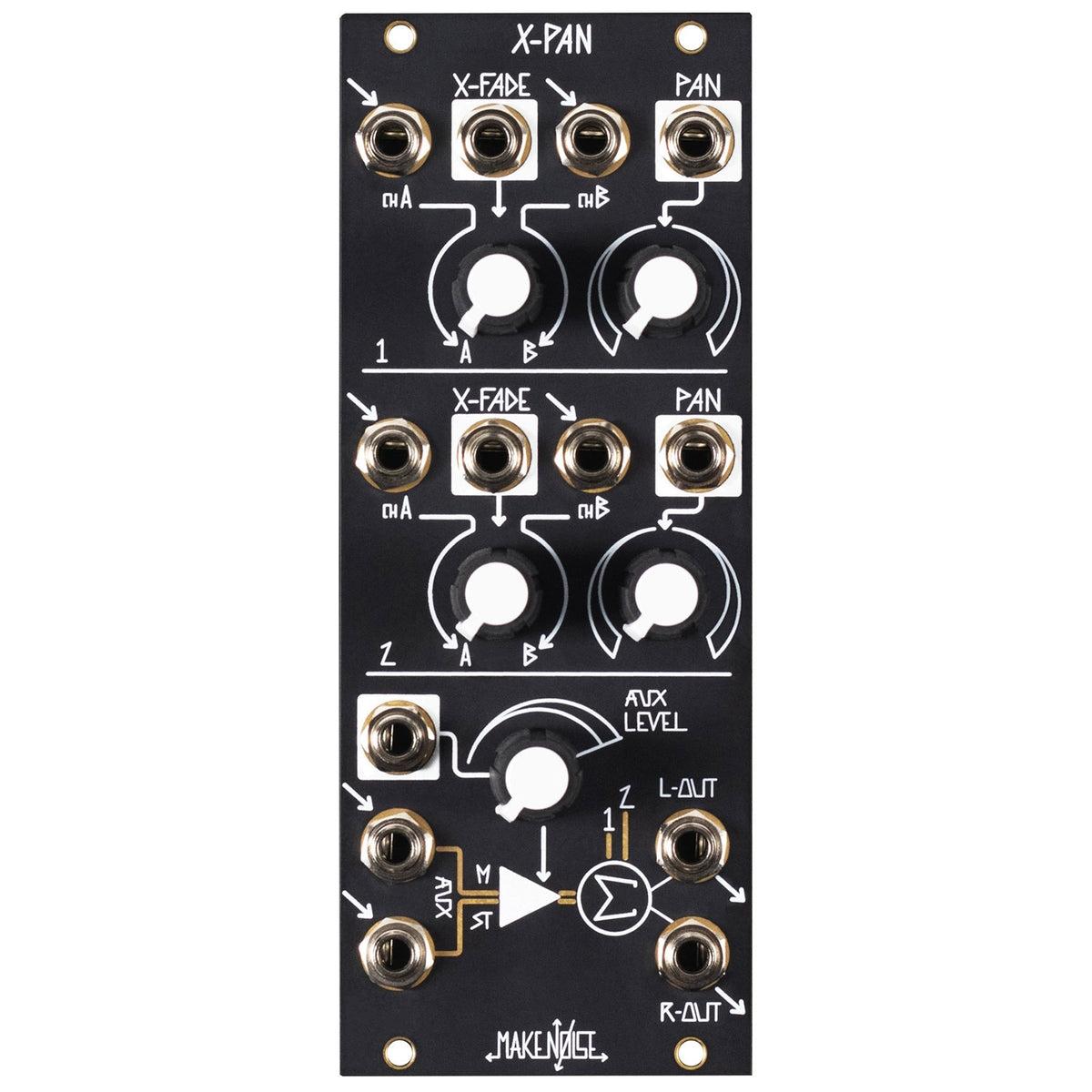 Make Noise X-Pan Voltage Controlled Stereo Mixer (Demo Deal)