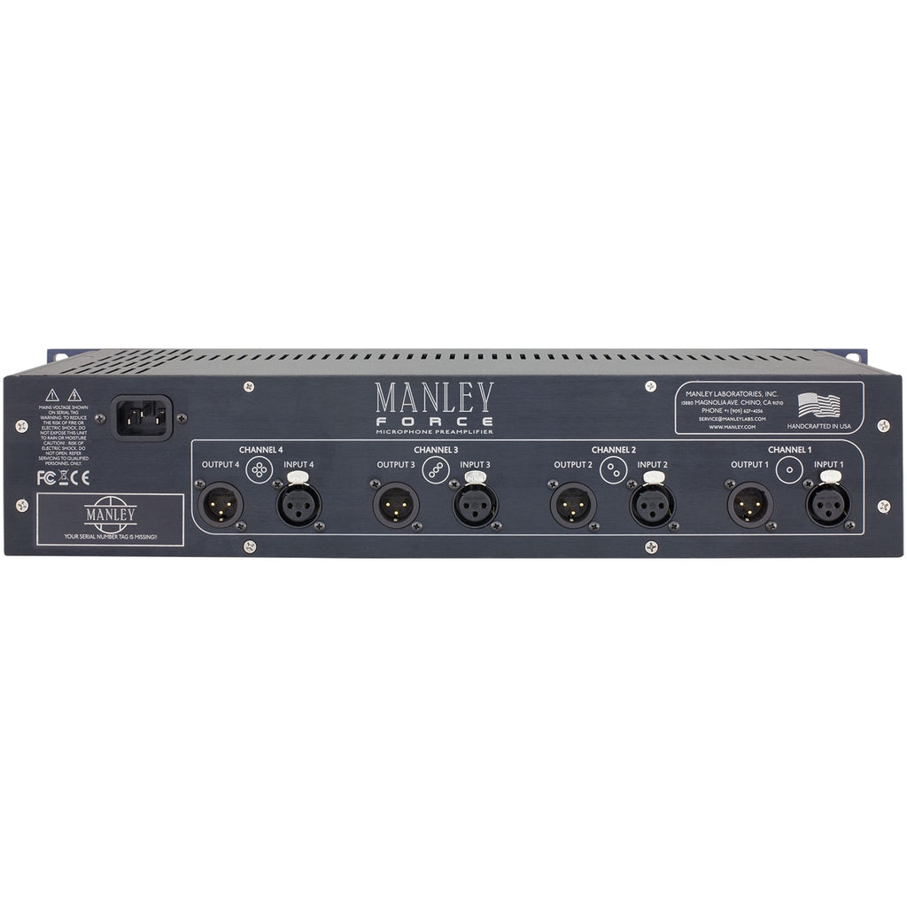 Manley Labs Force 4-Channel Microphone Preamp