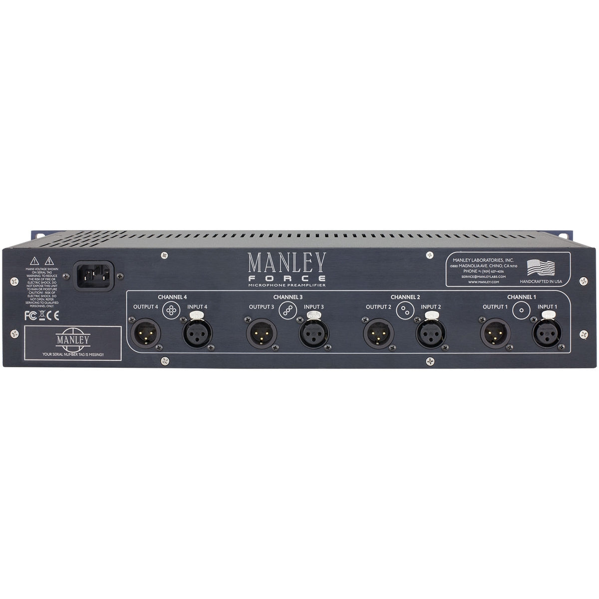 Manley Labs Force 4-Channel Microphone Preamp