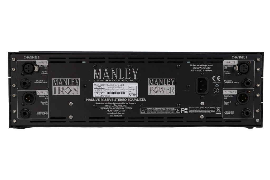 Manley Massive Passive Stereo Tube EQ #MSMPX3476 (Used)