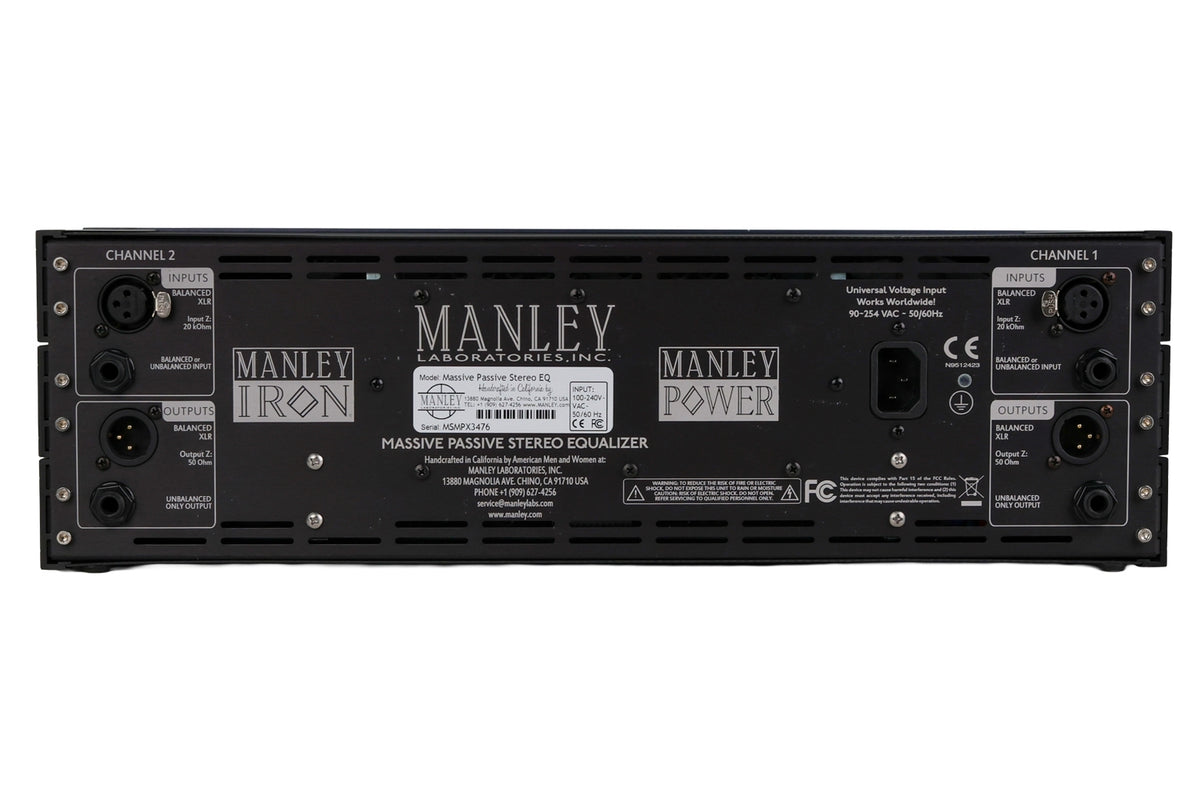 Manley Massive Passive Stereo Tube EQ #MSMPX3476 (Used)