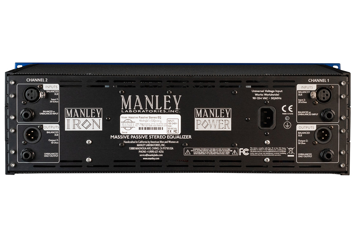 Manley Massive Passive Stereo Tube EQ - XXV Cobalt Blue Anniversary Edition