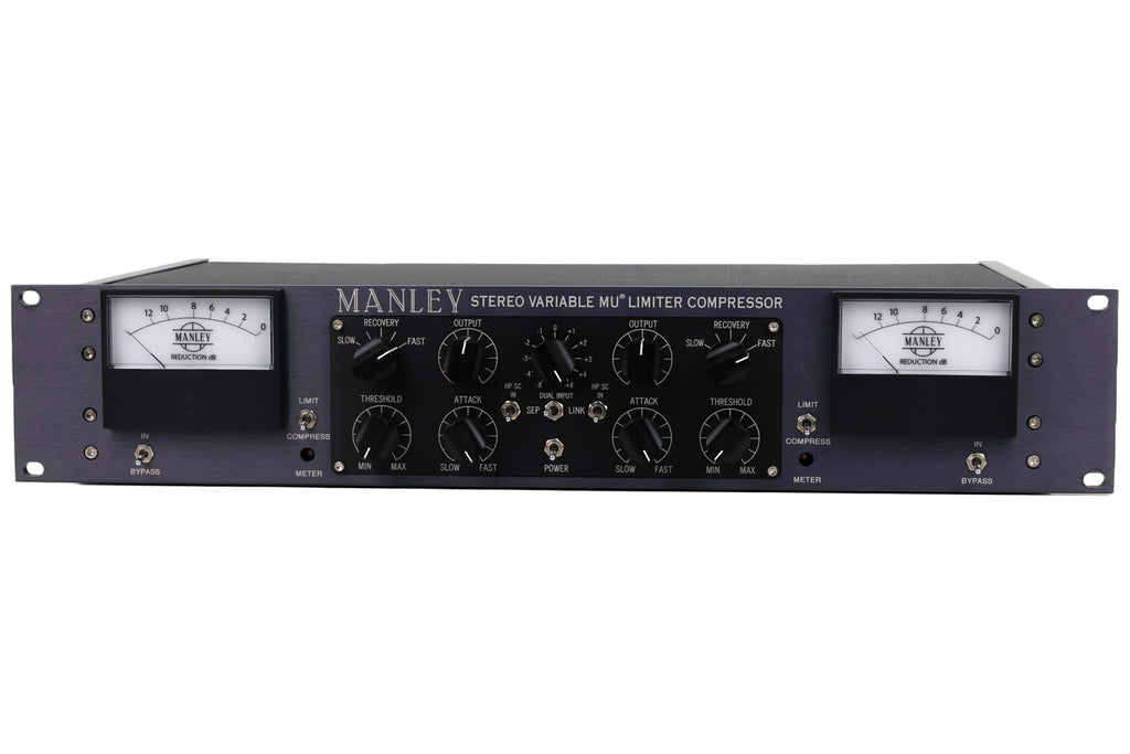 Manley Stereo Variable Mu Limiter/Compressor with T-Bar Upgrade Option #MSLC94626HPTBAR (Used)