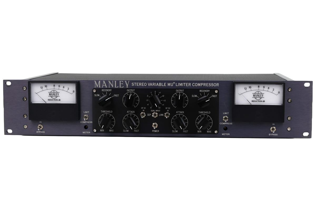 Manley Stereo Variable Mu Limiter/Compressor with T-Bar Upgrade Option #MSLC94626HPTBAR (Used)