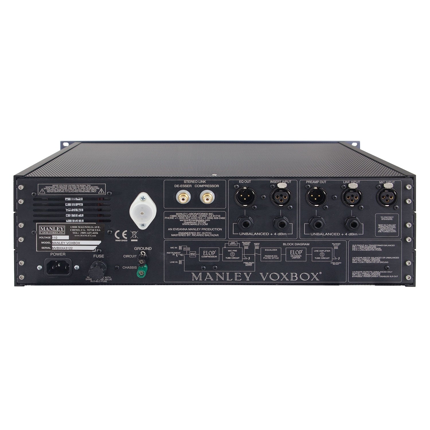 Manley VOXBOX Tube Channel Strip – Vintage King