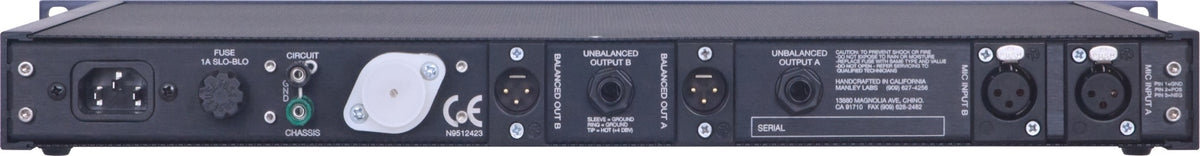 Manley Dual Mono Mic Pre