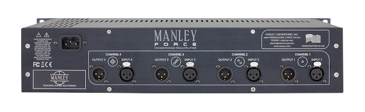 Manley Labs Force 4-Channel Microphone Preamp