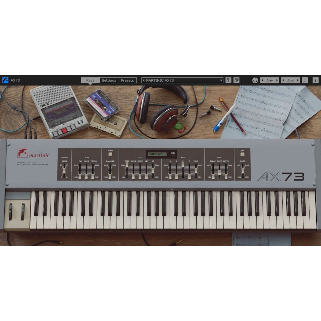 Martinic Audio AX73 Virtual Synth