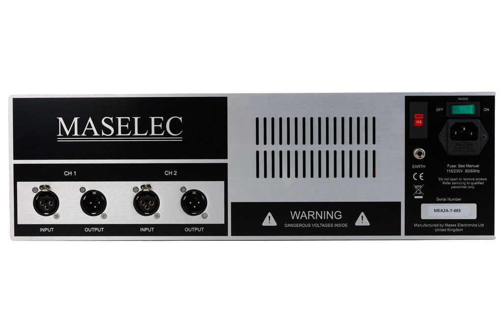 Maselec MEA-2 Precision Stereo Mastering Equalizer #7-885 (Used)