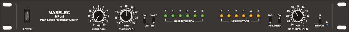 Maselec MPL-2 Stereo Peak Limiter