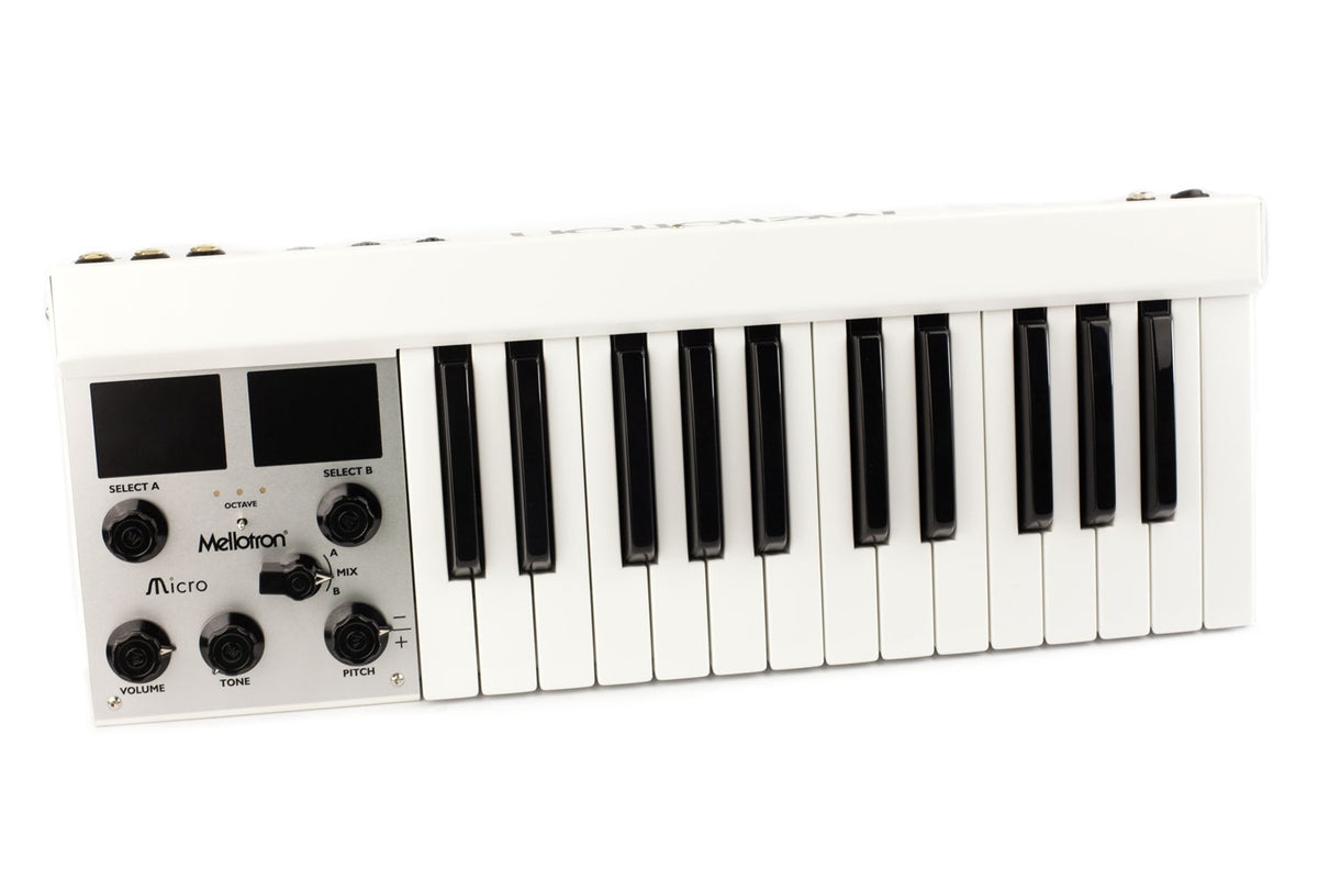 Mellotron M4000D Micro Ultra-Compact Digital Mellotron-Style Keyboard - White
