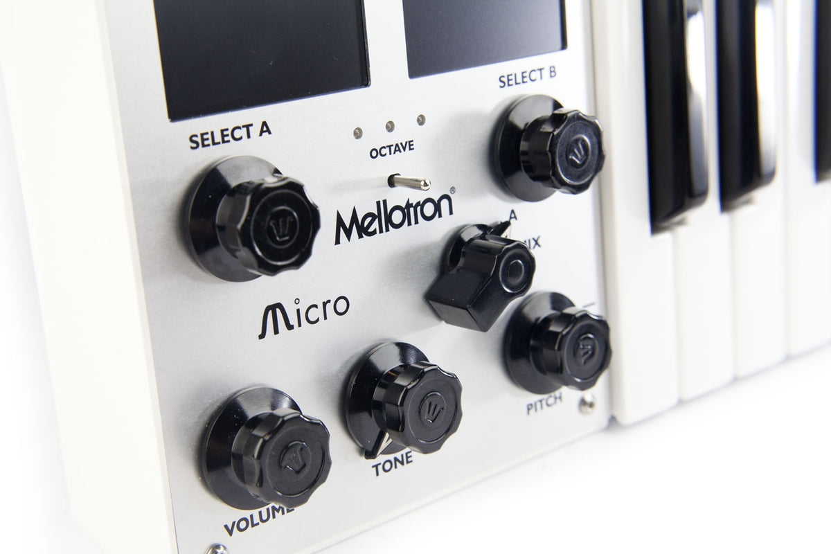 Mellotron M4000D Micro Ultra-Compact Digital Mellotron-Style Keyboard - White