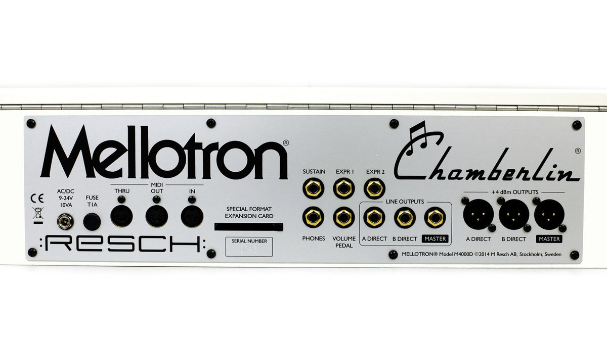 Mellotron M4000D 37-Note Digital Mellotron-Style Keyboard - White