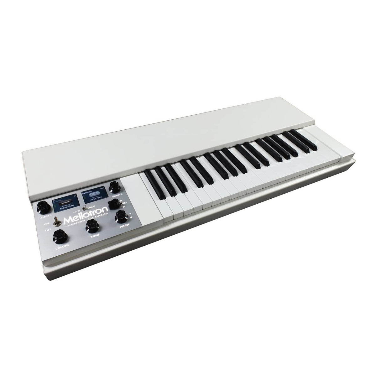 Mellotron M4000D Mini Compact Digital Mellotron-Style Keyboard - White