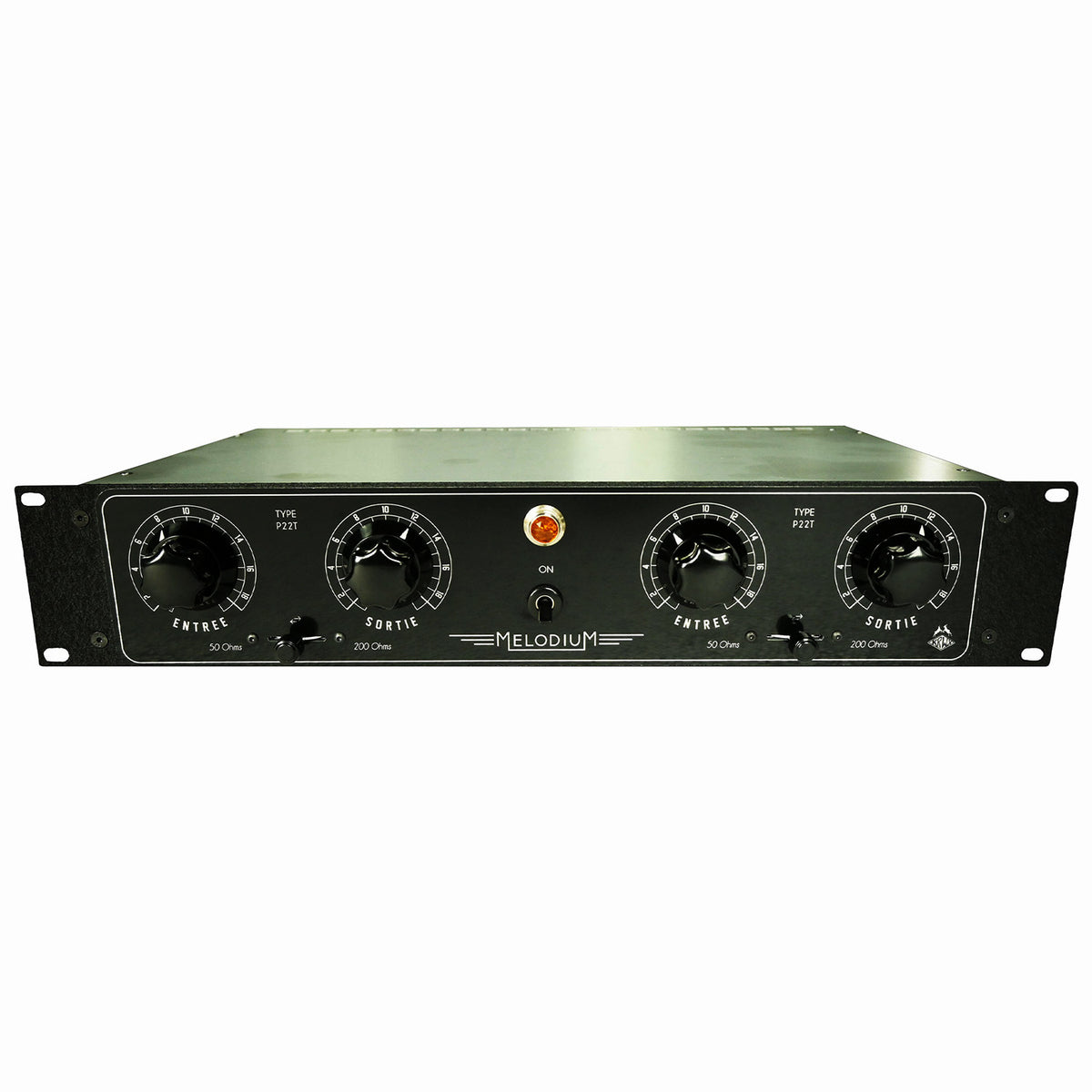 Melodium P22T Rack Stereo Tube Microphone Preamp