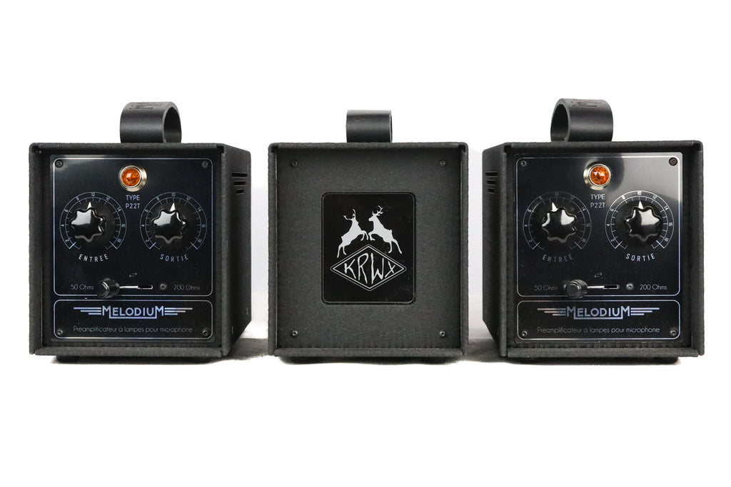Melodium P22T Portable Tube Microphone Preamp - Stereo Set (Demo Deal)