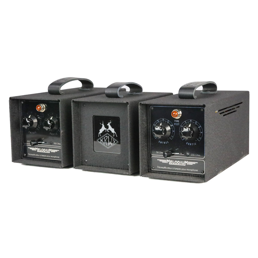 Melodium P22T Portable Tube Microphone Preamp - Stereo Set
