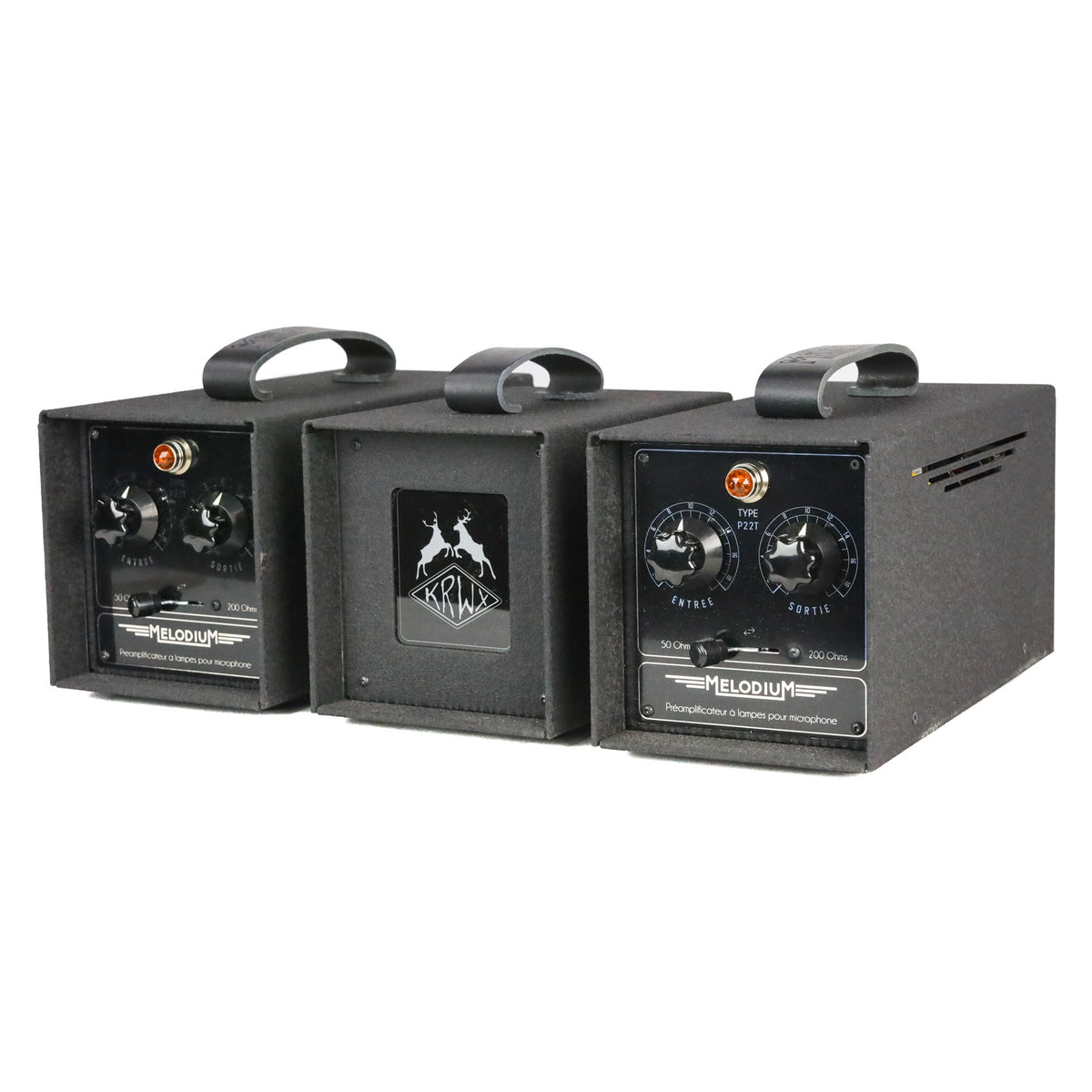 Melodium P22T Portable Tube Microphone Preamp - Stereo Set (Demo Deal)