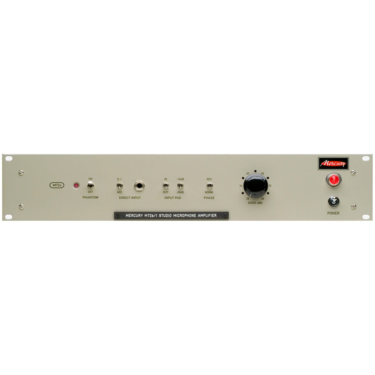 Mercury M72s/1 Mono Tube Microphone Preamp