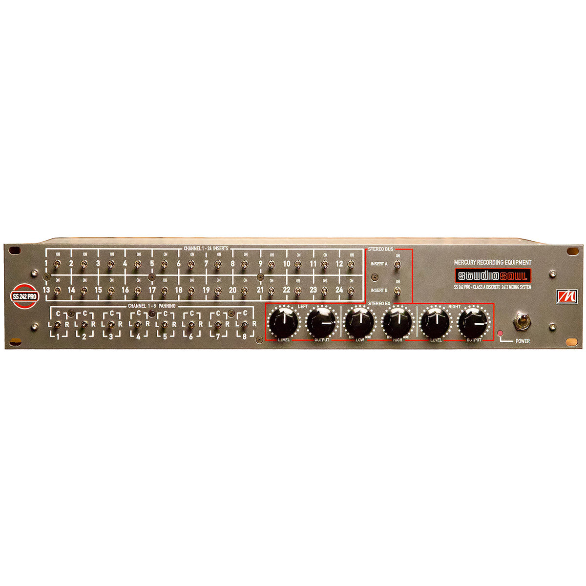 Mercury Studio Soul 242 Pro 24:2 Class A Discrete Mixing System