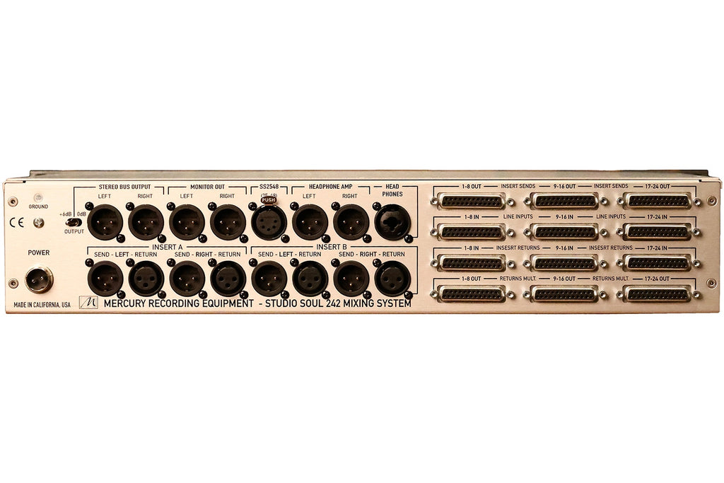 Mercury Studio Soul 242 24:2 Class A Discrete Mixing System