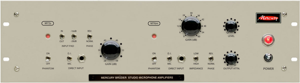 Mercury Bruder Dual-Channel Microphone Preamp