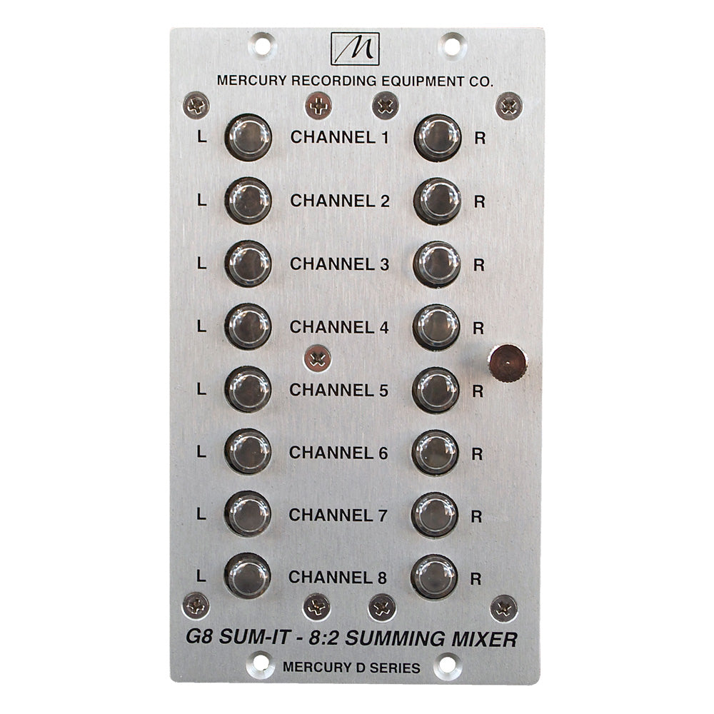Mercury D Series G8 Sum-It Module 8:2 Summing Mixer