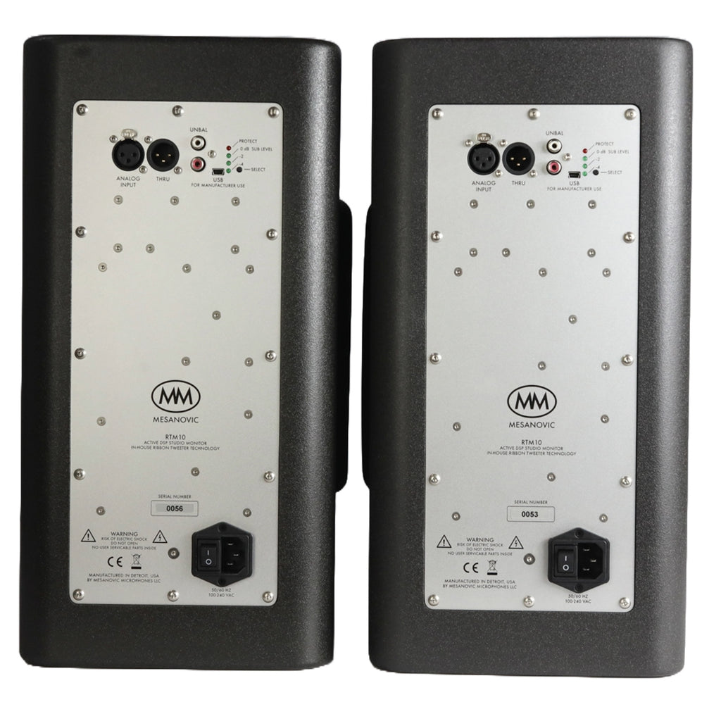 Mesanovic RTM10 3-Way Active DSP Studio Monitor - Pair #0053/0056 (Used)