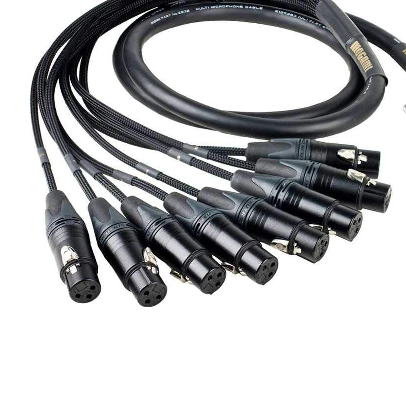 Mogami Gold DB25 to XLRF Cable - 10'