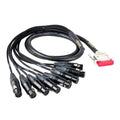 Mogami Gold DB25 to XLRF Cable - 3'
