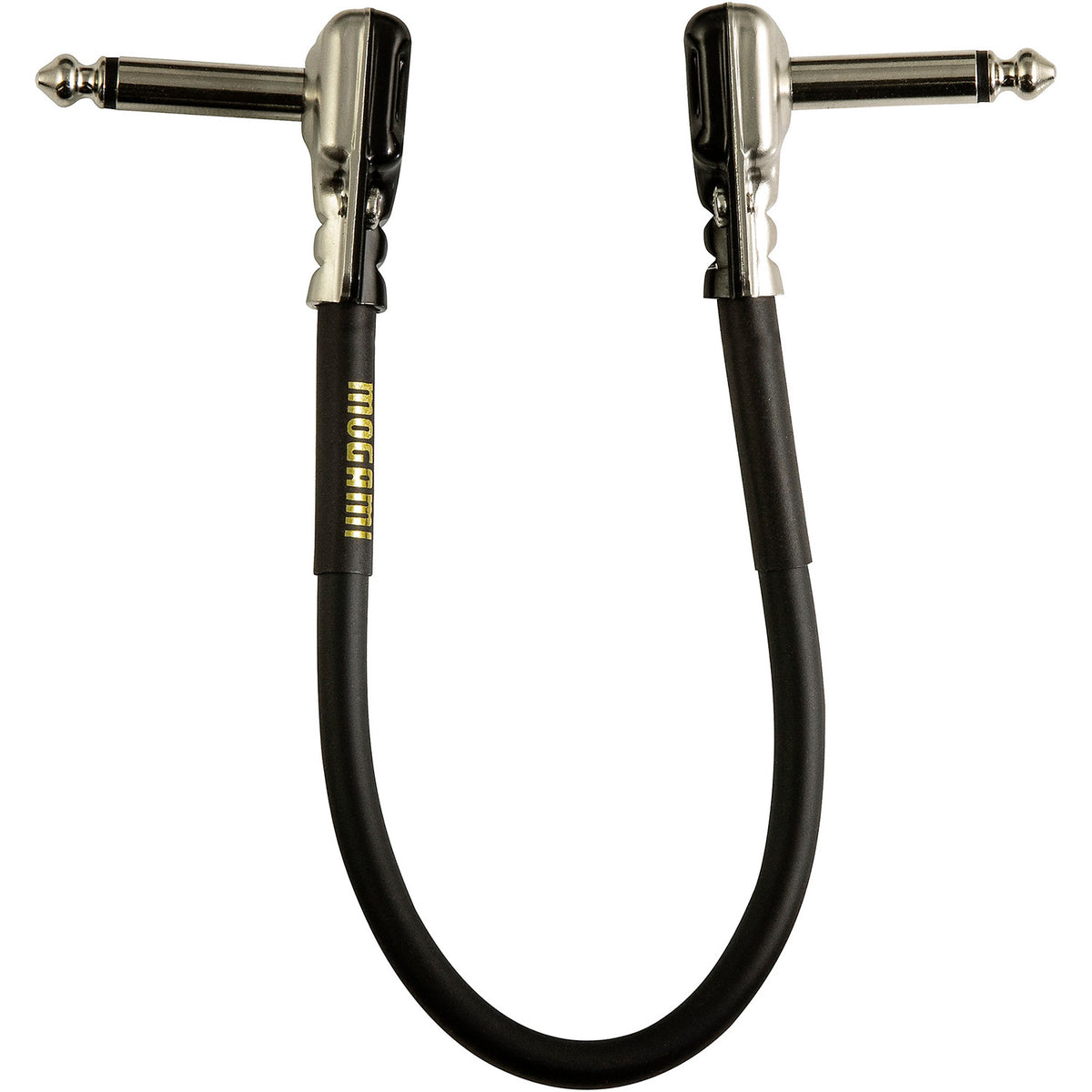 Mogami Gold Instrument PRR Pancake Right Angle Pedal Patch Cable - 10"