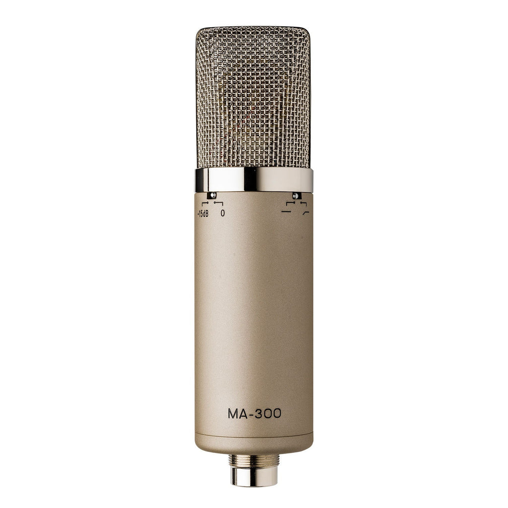 Mojave Audio MA-300 Multi-Pattern Tube Condenser Microphone - Satin Nickel